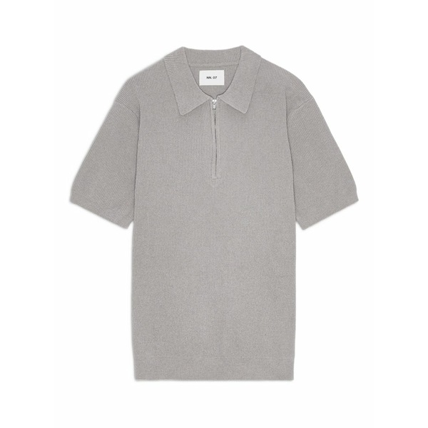 エヌエヌ77 メンズ スポーツシャツ トップス Danny polo top Grey