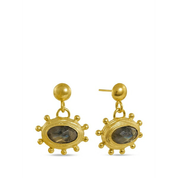 オットマンハンズ レディース ピアス＆イヤリング アクセサリー Zand labradorite drop earrings Gold｜asty