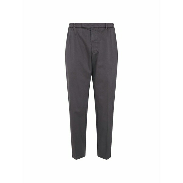 マイケル 電話を掛ける メンズ 心地好いズボン下 ボトムス Straight-leg cotton trousers Brown