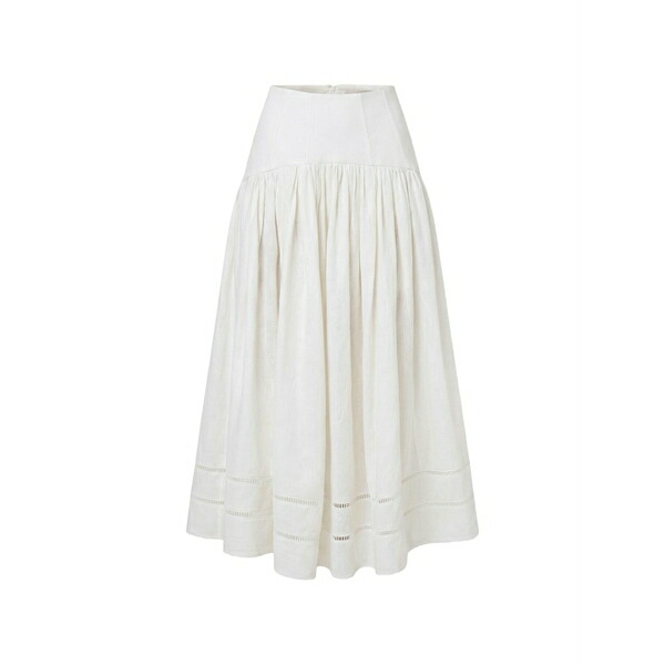 ニコラスカークウッド レディース スコート ボトムス Elin lattice-trim skirt White