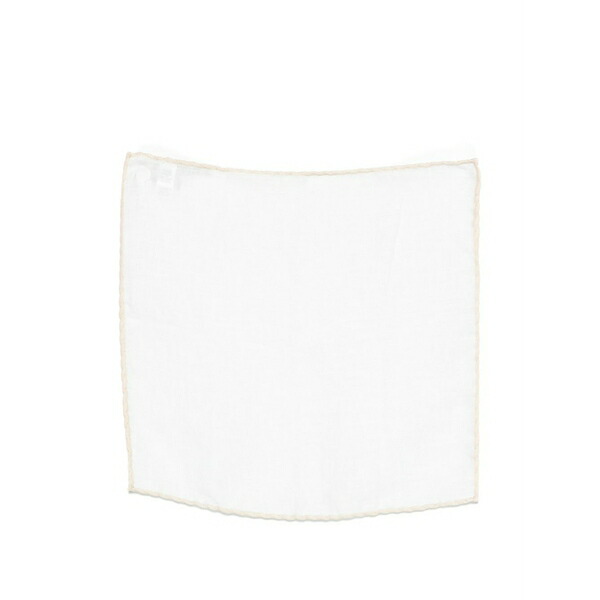 イレブンティ メンズ えり巻き・袈裟・えり巻き 付属物 Square-shape handkerchief White
