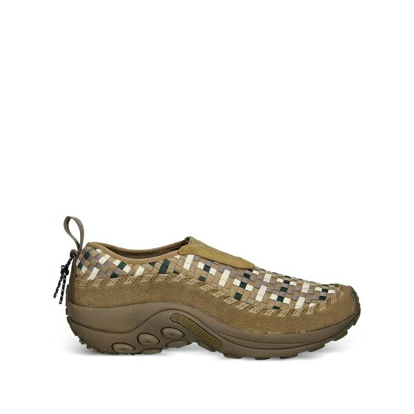 メレル メンズ スニーカー シューズ Jungle moc evo woven se slip-on sneakers Brown