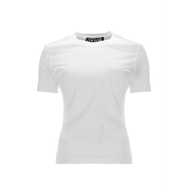 呼びりん探し回る レディース プルオーバー トップス Logo t-shirt White
