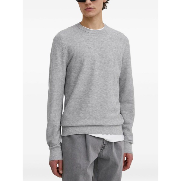 行動論理 メンズ 編み物\u0026ティーシャツ アウター Crewneck sweater Grey