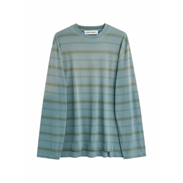 アワーレガシー メンズ ティーシャツ トップス Box long-sleeve t-shirt Blue