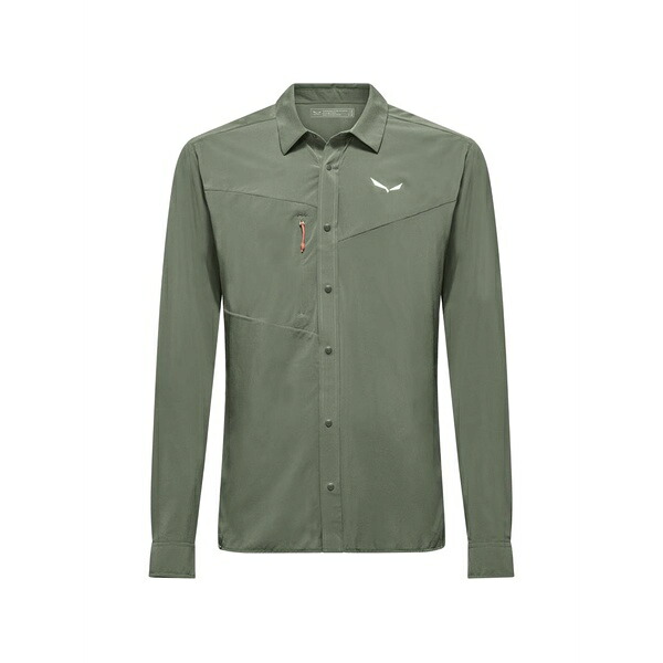サレワ メンズ ティーシャツ トップス Puez buttoned shirt Green