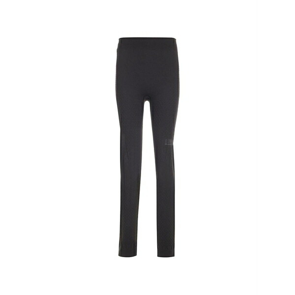 マルタンマルジェラ メンズ 心地好いズボン下 ボトムス Seamless stretch-jersey trousers Black