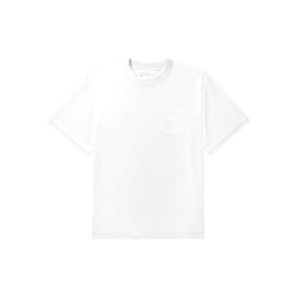 サカイ メンズ ティーシャツ トップス Cotton t-shirt White