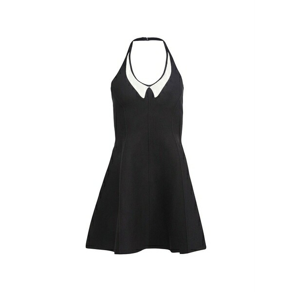 フレーデュマール レディース 衣裳 トップス Collier collared flare mini dress Black