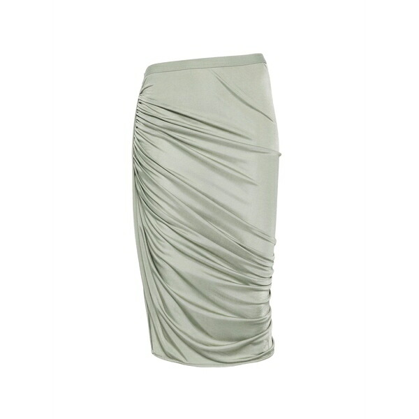 リックオウエンスリリーズ レディース スコート ボトムス Draped MIDI skirt Green
