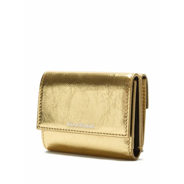 アクネ ストゥディオズ メンズ 銭入れ 添え物 Logo cardholder Gold