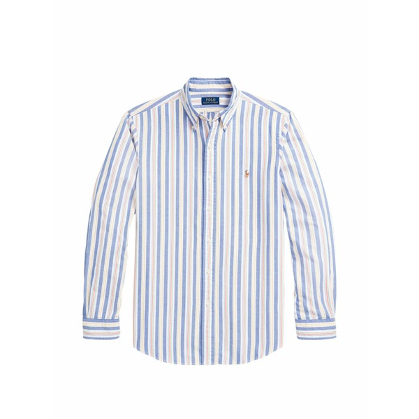 ラルフローレン メンズ プルオーバー トップス Striped button shirt Blue