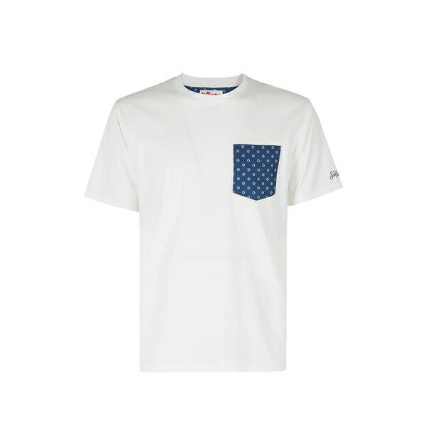 エムシーツーセイントバース メンズ プルオーバー トップス Blanche pocket t-shirt White