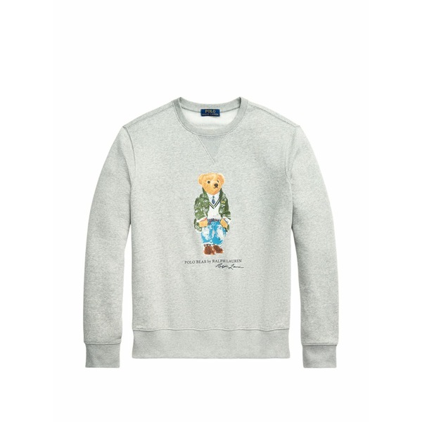 ラルフローレン メンズ パーカー・スウェットシャツ アウター Polo bear graphic-print sweatshirt Grey
