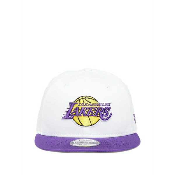 ニュー内鰓 メンズ かぶり笠 添え物 Los angeles lakers baseball cap  White