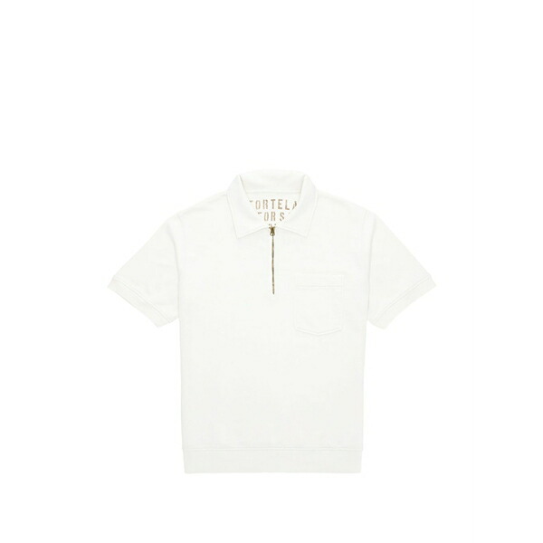 フォルテラ メンズ スポーツシャツ トップス Yalepm short-sleeve zip polo shirt Neutrals