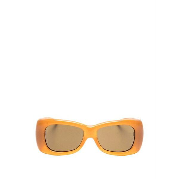 サンローラン アイウェア メンズ サングラス・アイウェア 付属物 Howl rectangle-frame sunglasses Orange