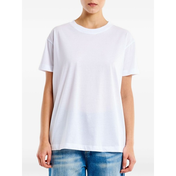 ヴィコロ レディース ティーシャツ トップス Crew-neck short-sleeve t-shirt White