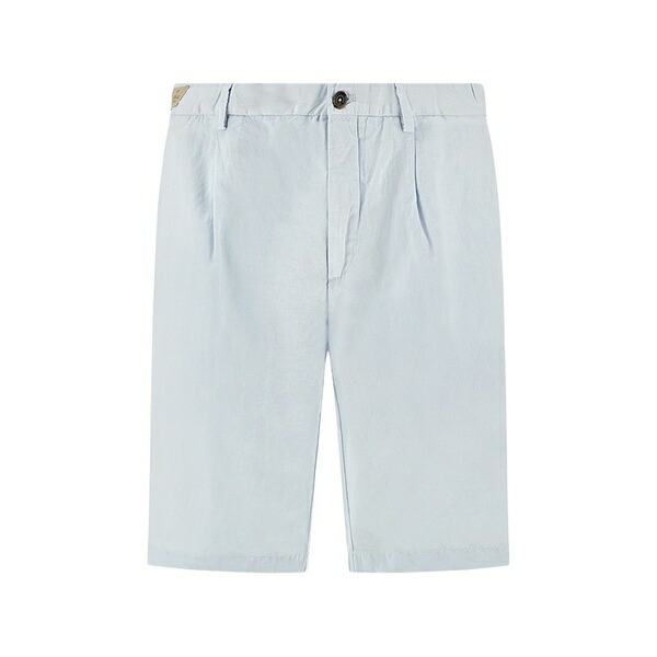ポールアンドシャーク メンズ 心地よいズボン下 ボトムス Buttoned bermuda shorts Blue