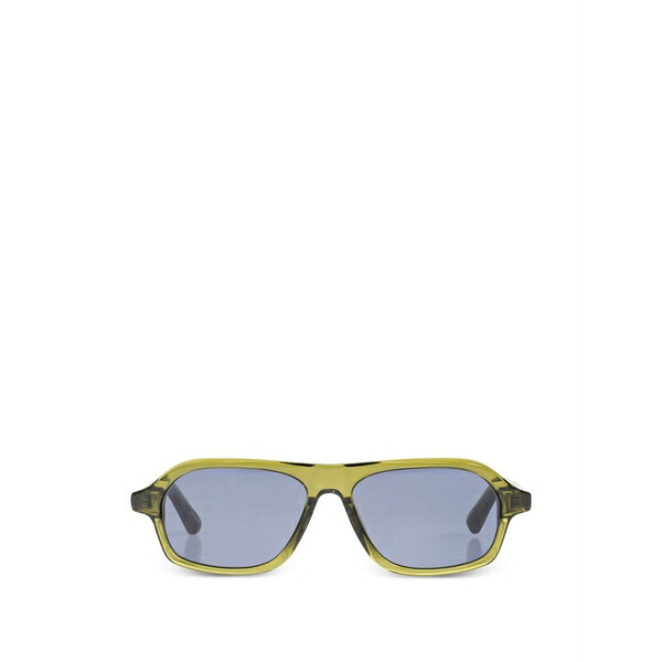 ジャクエムス レディース 黒眼鏡＆アイウェア 付属物 Rectangle-frame sunglasses Green