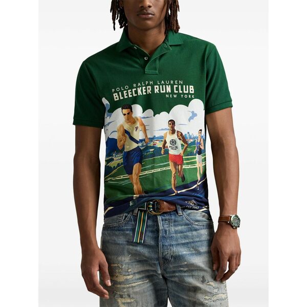 ラルフローレン メンズ プルオーバー トップス Graphic-print t-shirt Green