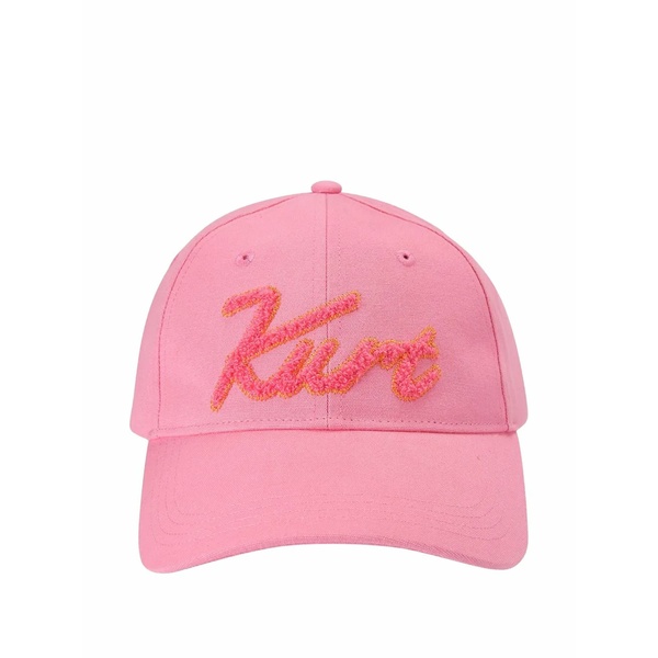 カートジェイガーロンドン レディース 鳥打ち帽 付属物 Logo-embroidered baseball cap Pink