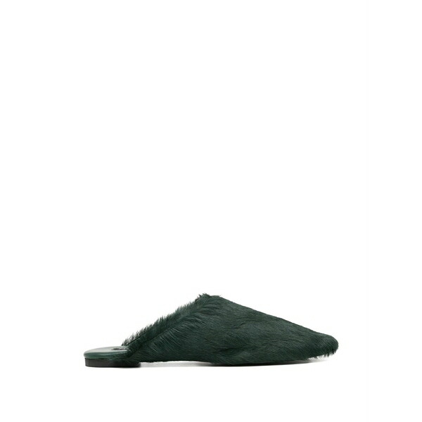 センソー レディース サンダル シューズ Caelan pony-hair mules Green