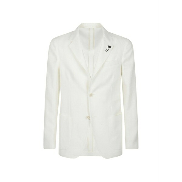 ラルディーニ メンズ 上衣＆上衣 アウター Button-up blazer White