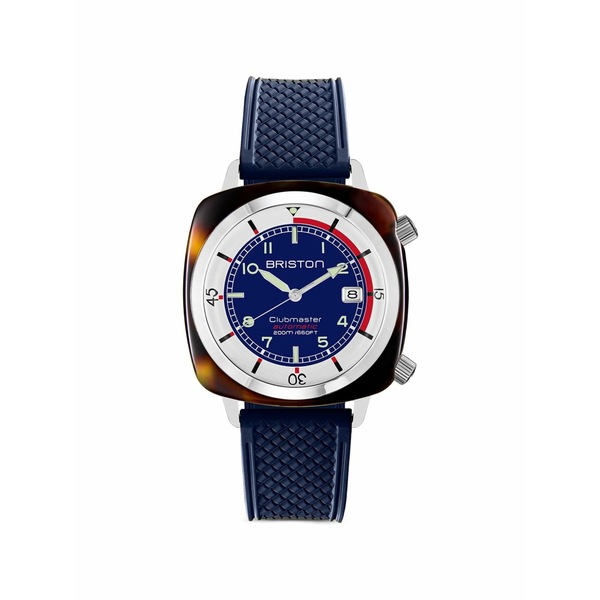 ブリストン メンズ ウオッチ 添え物 Clubmaster legend compressor 42粍 watch Blue