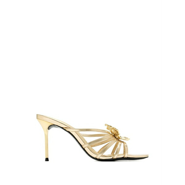シュッツ レディース サンダル シューズ Flora flower-detail heeled sandals Gold