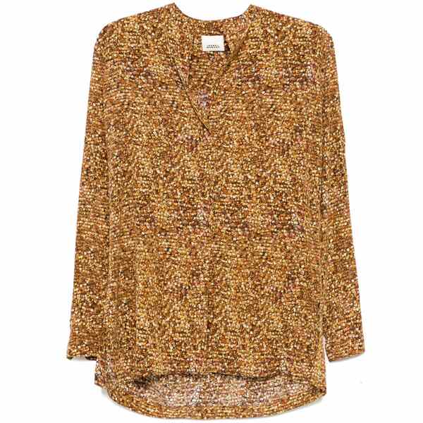 イザ呼びりん マラン レディース プルオーバー トップス Sima blouse Yellow