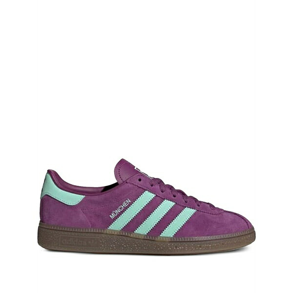 アディダス レディース スニーカー シューズ Muenchen leather sneakers  Purple