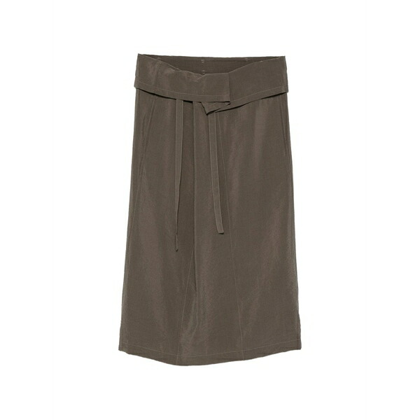 アリジ レディース スコート ボトムス Tie-waist MIDI skirt Brown