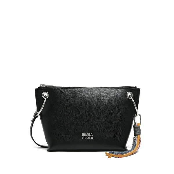 ビンバ イ ローラ レディース ショルダーバッグ 御徒面子 Medium trapezium cross body bag Black