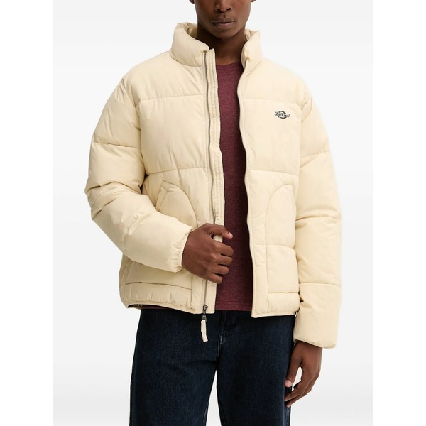ディッキーズ メンズ ジャケット＆ブルゾン アウター Summerdale logo-detail quilted jacket Neutrals｜asty