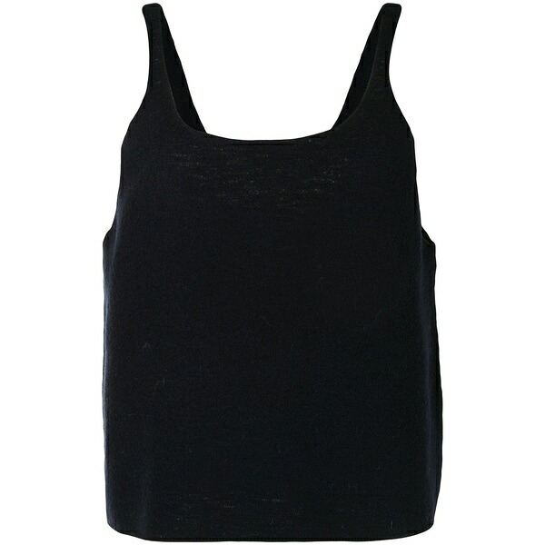 ティビ レディース 編み物\u0026ティーシャツ アウター Scoop neck boiled wool sweater Blue