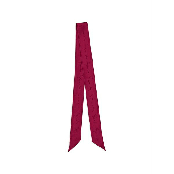 ジバンシー レディース 消音装置・袈裟・えり巻き 添え物 Logo-print scarf Red