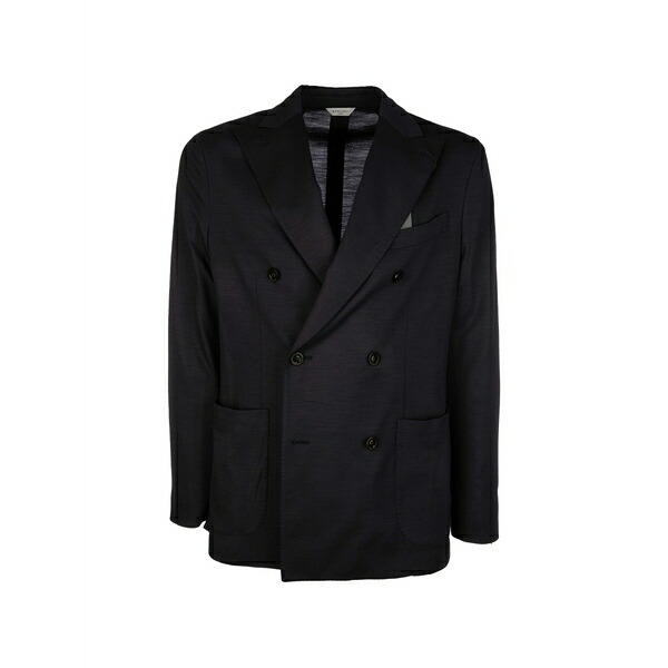ボリオリ メンズ ジャケット＆ブルゾン アウター Giacche & gilet double-breasted jacket Blue｜asty