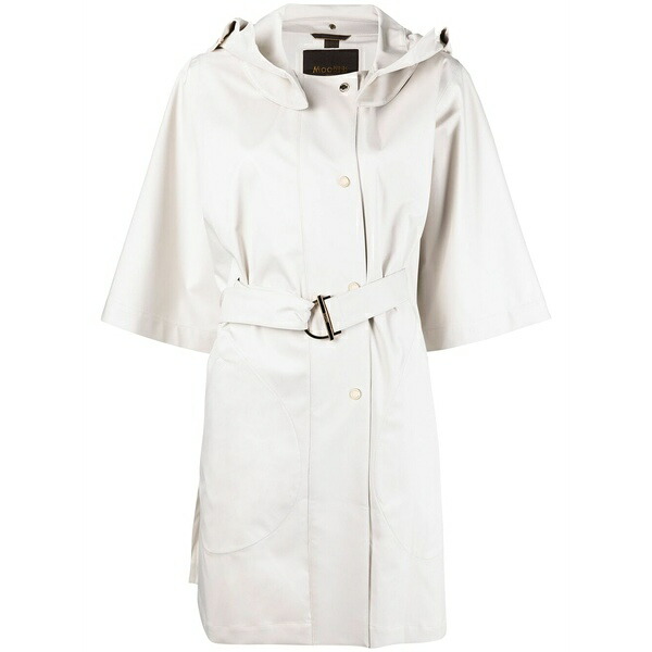 ムーレー レディース 厚地の外套 アウター Wide-sleeve coat Neutrals