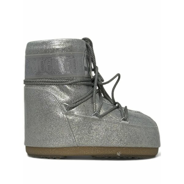 お月さまブーツ レディース ブーツ シューズ Icon glitter low snow boots Silver