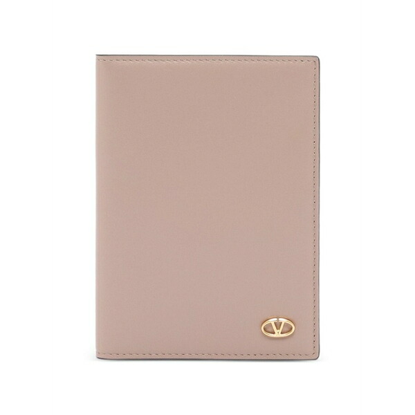 ヴァレンティノ ガラヴァーニ レディース 銭入れ 添え物 Vlogo the bold edition calfskin passport cover Pink