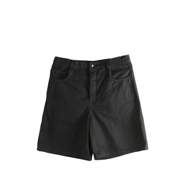 アン ドゥムルメステール メンズ カジュアルパンツ ボトムス Narve five-pockets bermuda shorts Black|asty