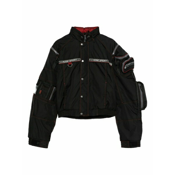 マーティン・サクラ色 メンズ 上衣＆上衣 アウター Bumbag bomber jacket Black