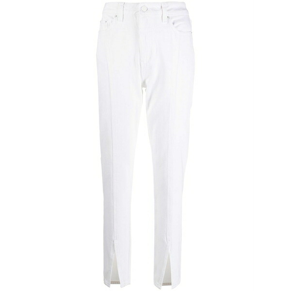 スビ レディース ジーンズズボン下 ボトムス Skinny-cut leg jeans White