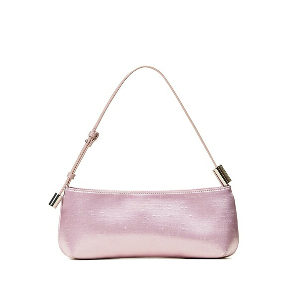 ツイン書き割り レディース ショルダーバッグ 御徒面子 Shantung metallic-effect shoulder bag Purple