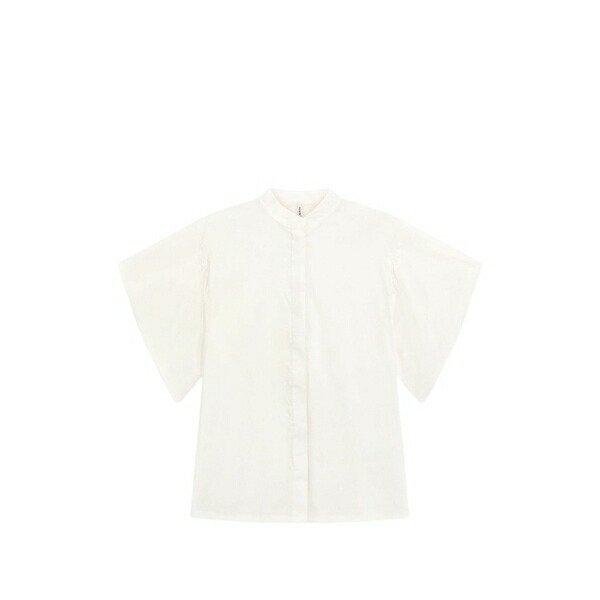 リビアナコンティ レディース プルオーバー トップス Wide-sleeve shirt Neutrals