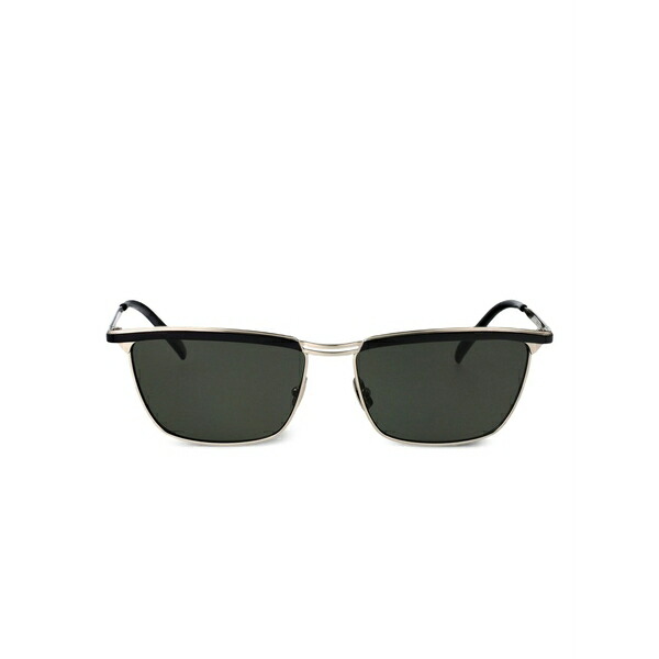サンローラン アイウェア メンズ サングラス・アイウェア 佩び物 Joe rectangle-frame sunglasses Silver