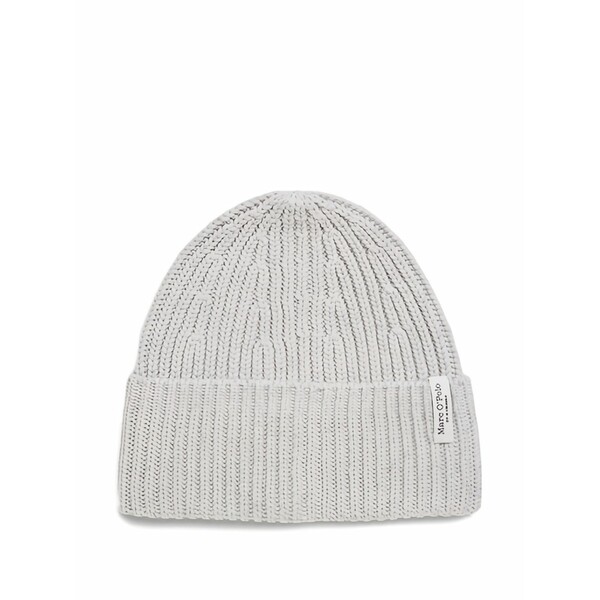 マルコポーロ レディース 鳥打ち帽 付属物 Cable-knit beanie Grey