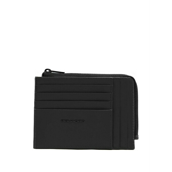 ピークアドロ メンズ 財布 アクセサリー Zipped wallet Black｜asty