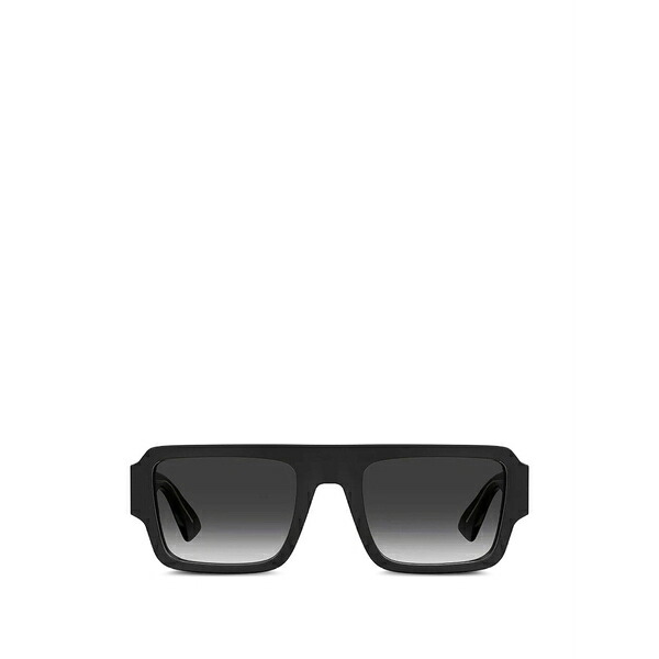 モスキーノ メンズ サングラス・アイウェア 佩び物 Rectangle-frame sunglasses Black